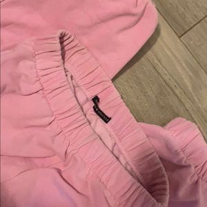 pink brandy sweatpants